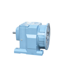 R97 7.5KW cast iron foot mounted in line helical reducer gearmotor